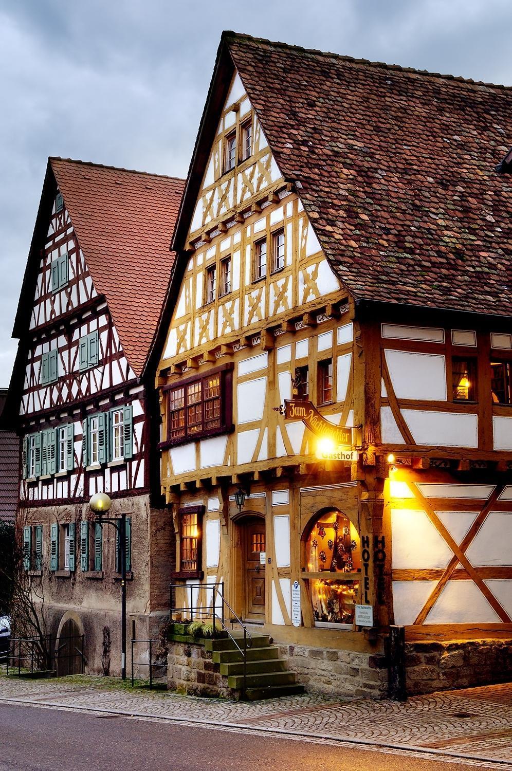 Hotel Restaurant Zum Nachtwaechter Lienzingen Exterior foto